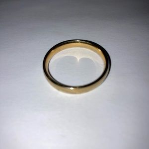 18k Gold, Nickel and steel alloy band